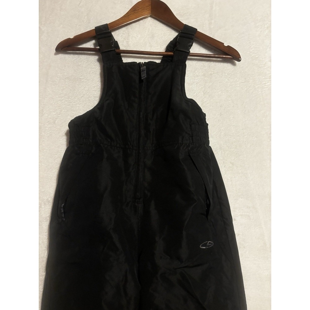 Boy's Champion Black Winter Bib Snow Ski Pants Size Small (6-7) Venture